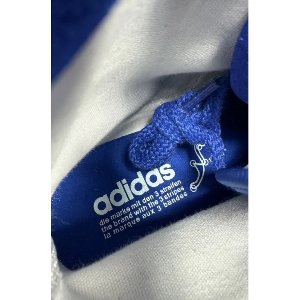 Adidas‎ Monza Racing Driving Blue Suede Shoes Men’s Size 8 382673 Strap